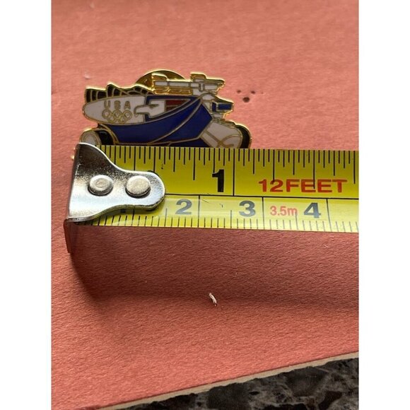 Vintage Olympic Pin 1988 Seoul South Korea Olympic‎ USA Vehicle Hanna Barbera 1B - Picture 2 of 7